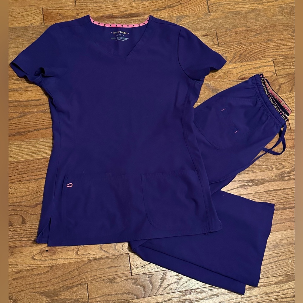 Deep Purple Koi Scrub XS Set
